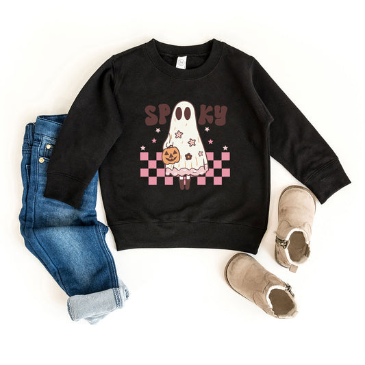 Spooky Girl Ghost | Toddler Graphic Sweatshirt