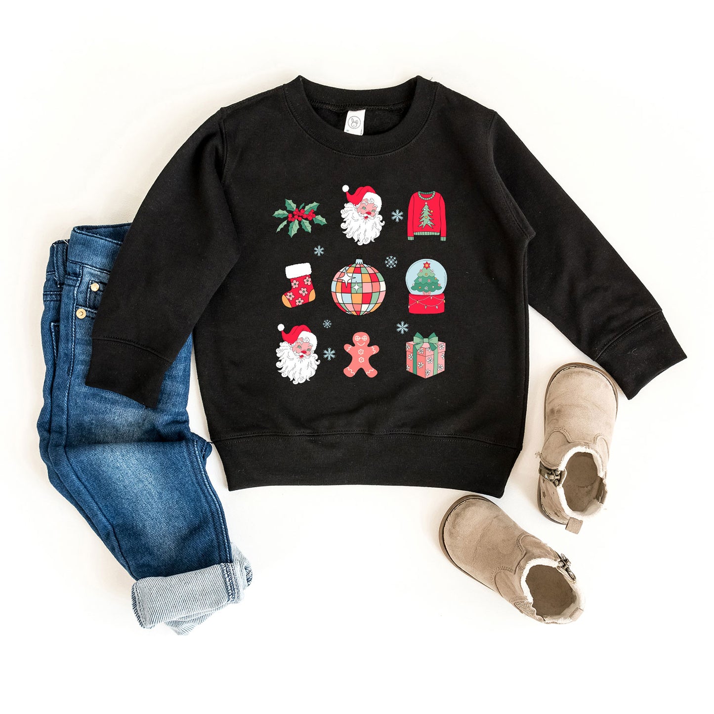 Christmas Collage | Toddler Graphic Sweatshirt