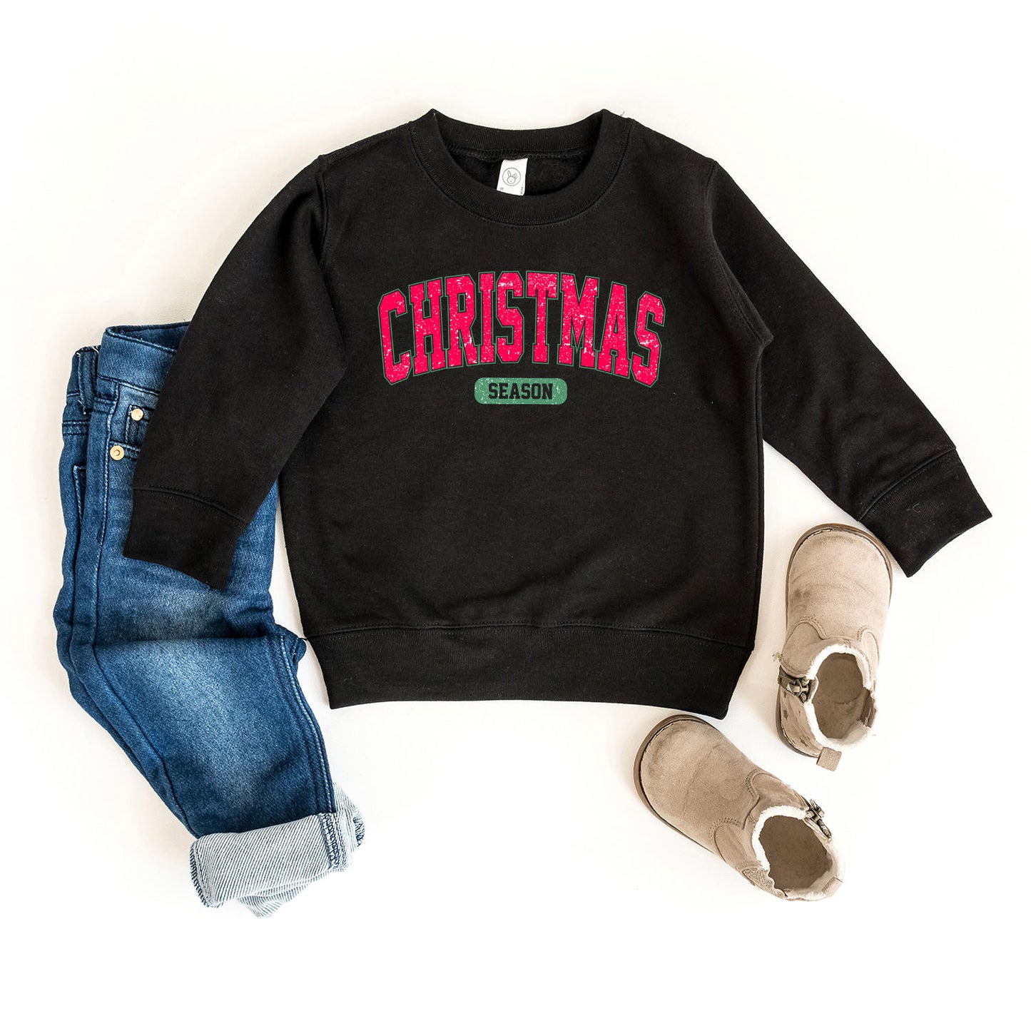 Varsity Christmas Season | Toddler Graphic Sweatshirt
