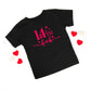 14th Feb Stars Puff Print | Toddler Graphic Short Sleeve Tee