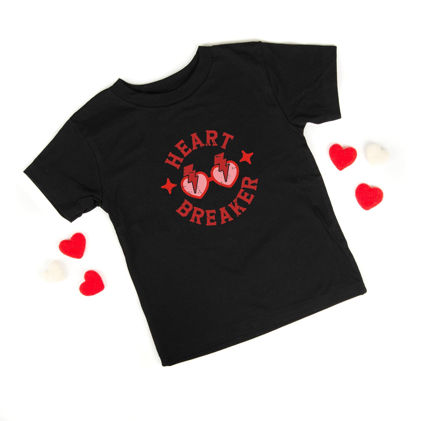 Heart Breaker Sunglasses | Toddler Graphic Short Sleeve Tee