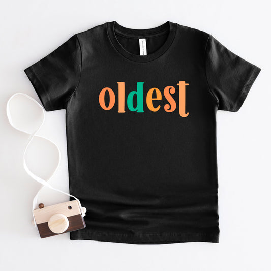 Oldest Colorful | Youth Graphic Short Sleeve Tee