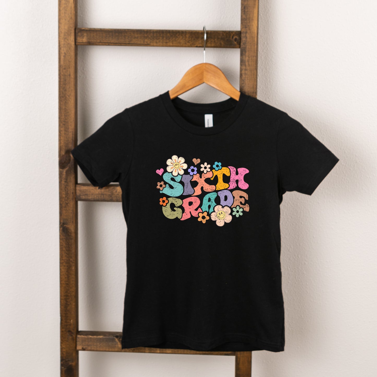 Sixth Grade Flowers | Youth Graphic Short Sleeve Tee