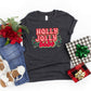 Holly Jolly Babe Stacked | Youth Graphic Short Sleeve Tee