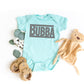 Bubba Checkered | Baby Graphic Short Sleeve Onesie
