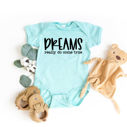 Dreams Really Do Come True | Baby Graphic Short Sleeve Onesie