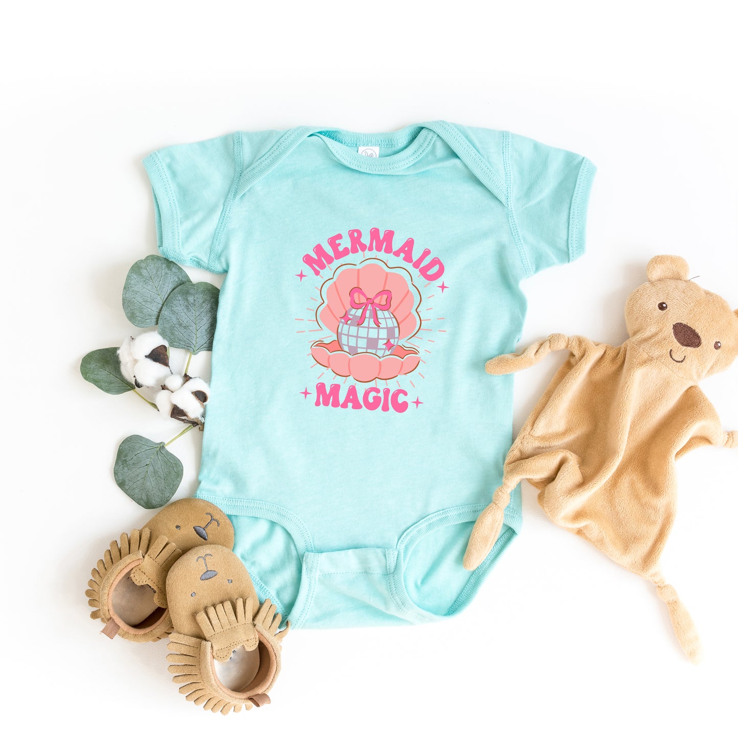 Mermaid Magic | Baby Graphic Short Sleeve Onesie