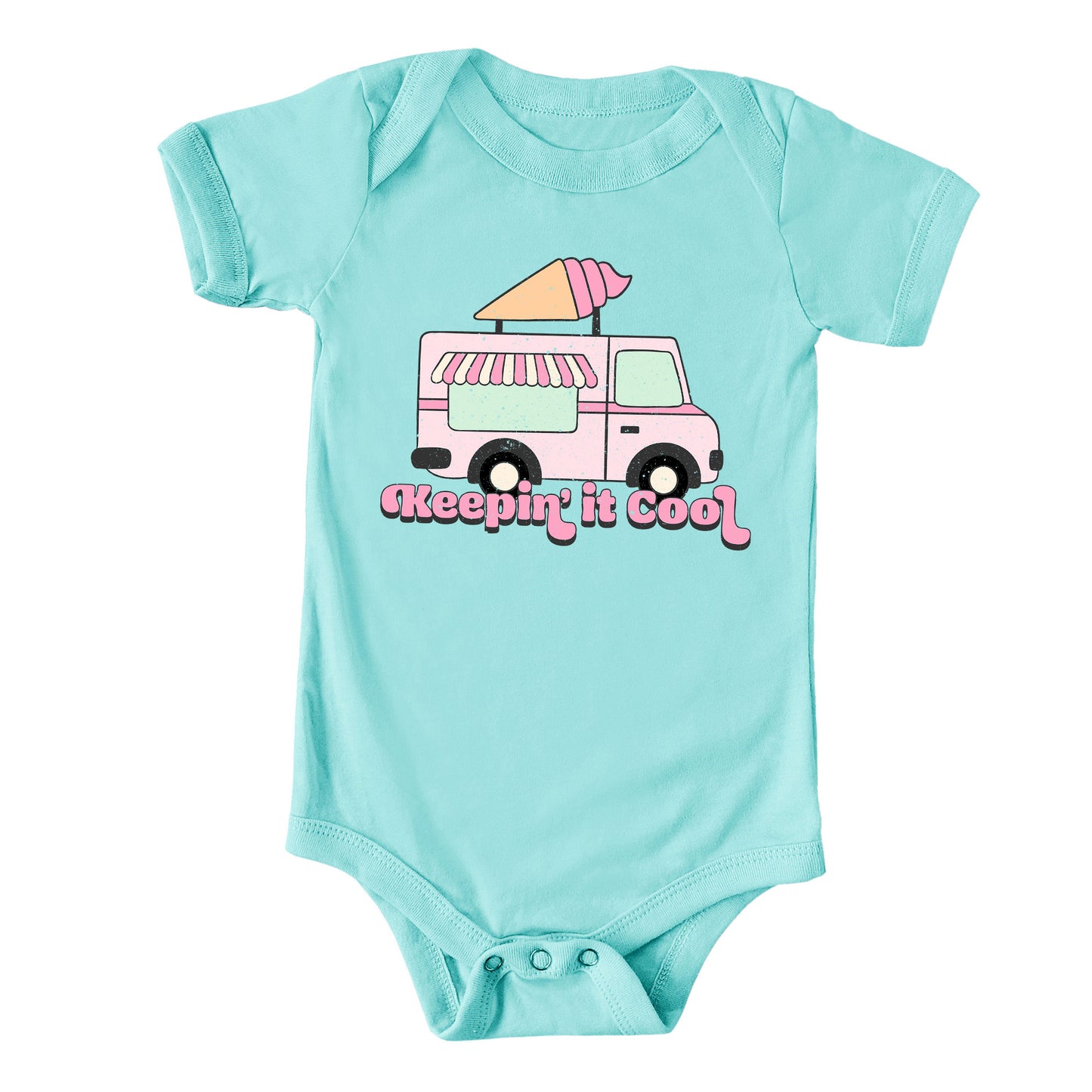 Keepin' It Cool Truck | Baby Graphic Short Sleeve Onesie