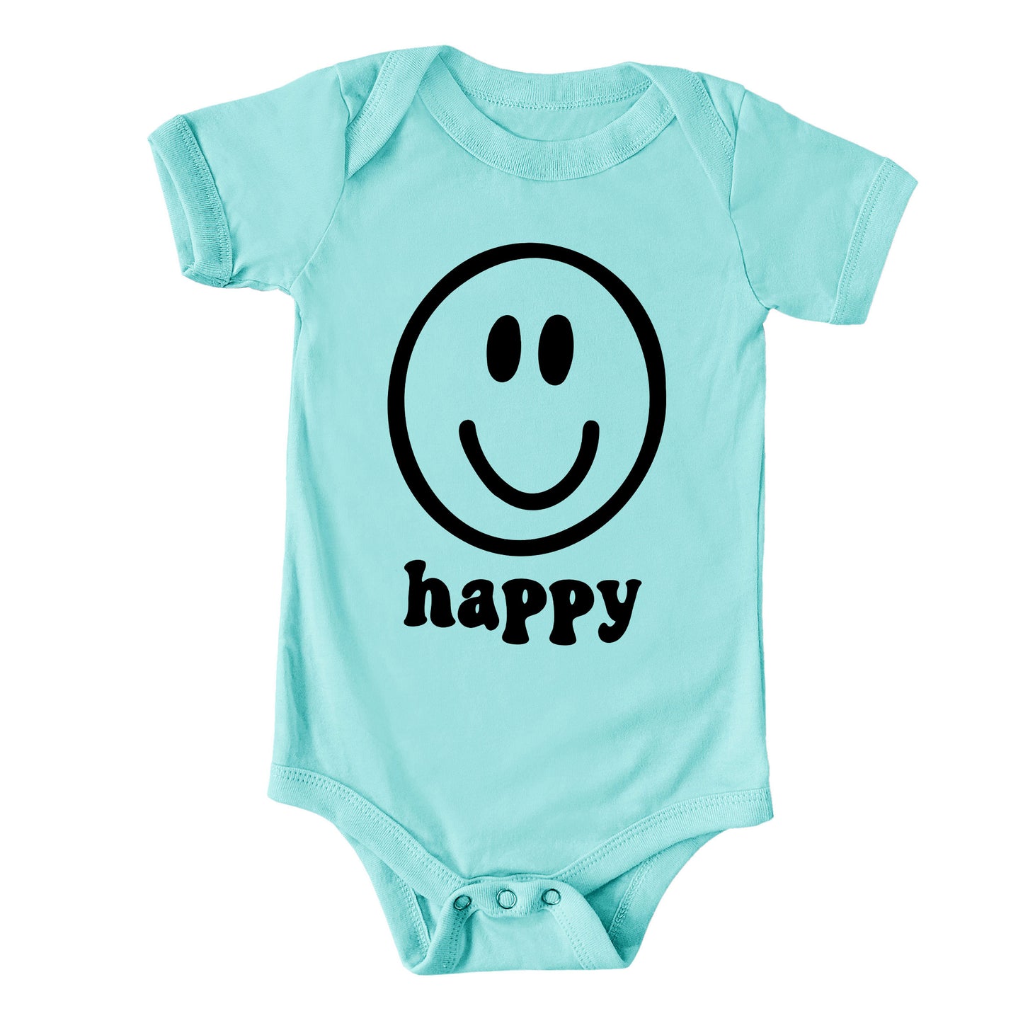 Happy Face | Baby Graphic Short Sleeve Onesie