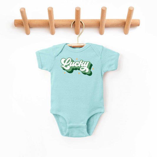 Retro Lucky | Baby Graphic Short Sleeve Onesie