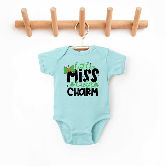Little Miss Lucky Charm | Baby Graphic Short Sleeve Onesie