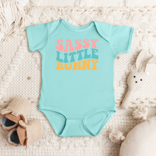 Sassy Little Bunny | Baby Graphic Short Sleeve Onesie