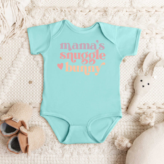 Mama's Snuggle Bunny | Baby Graphic Short Sleeve Onesie