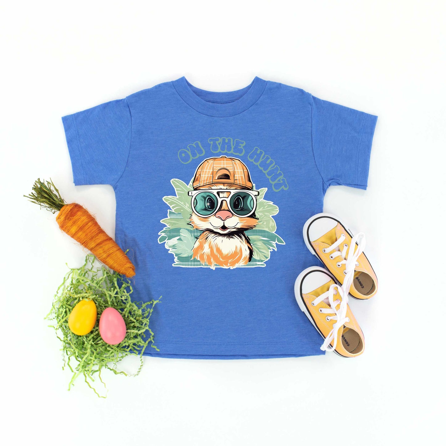 On The Hunt Bunny | Youth Short Sleeve Crew Neck