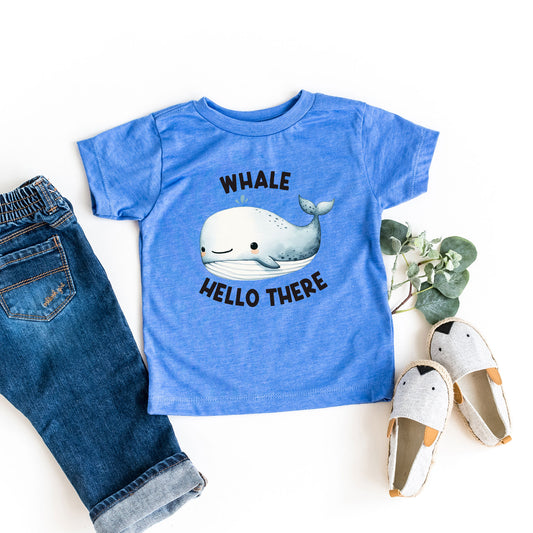 Whale Hello There | Toddler Graphic Short Sleeve Tee