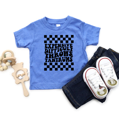 Expensive Difficult Tantrums | Toddler Short Sleeve Crew Neck
