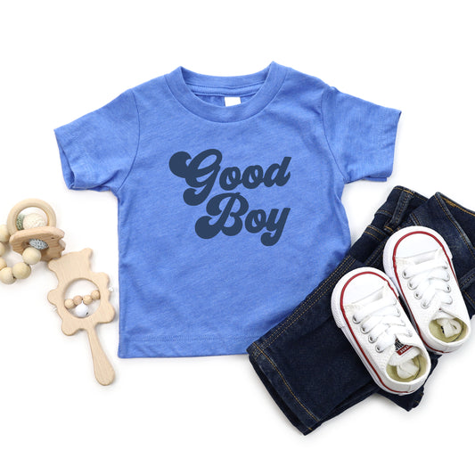 Good Boy Retro | Toddler Short Sleeve Crew Neck