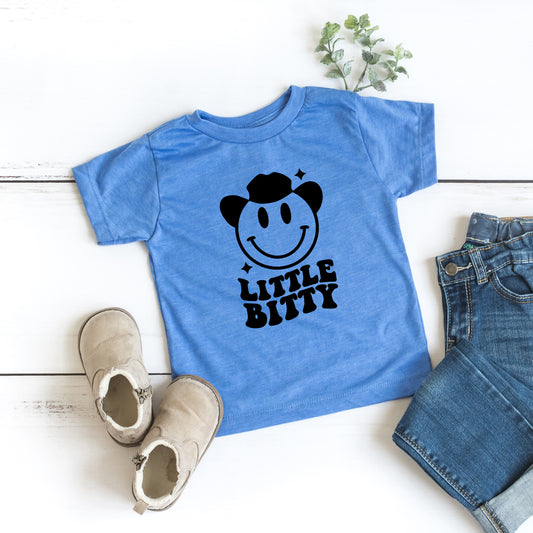 Little Bitty Smiley | Toddler Short Sleeve Crew Neck