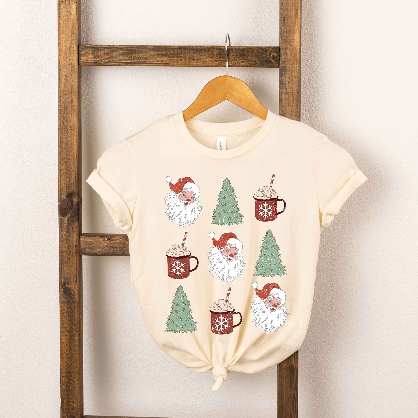 Tree And Mug Collage | Youth Graphic Short Sleeve Tee