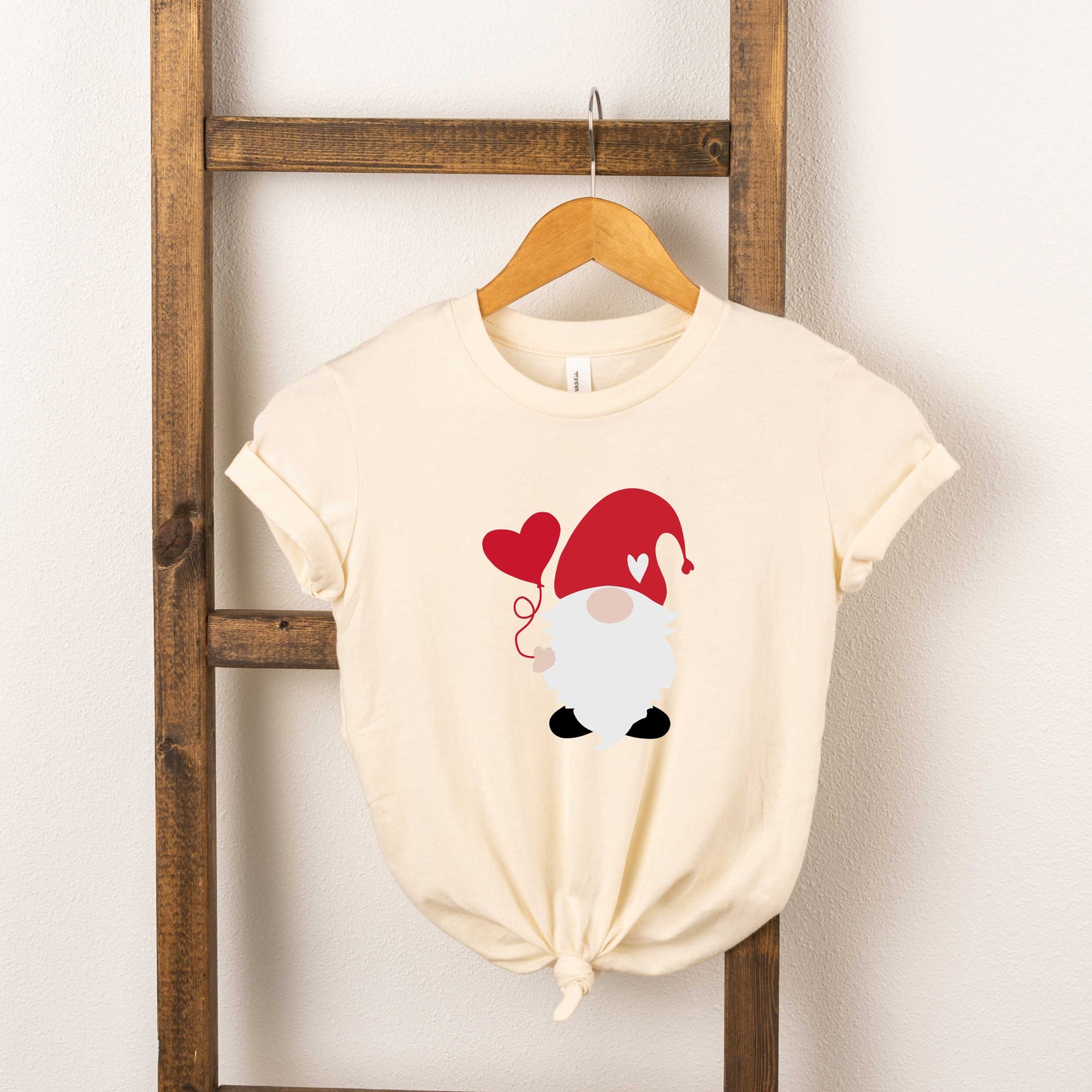 Ballon Heart Gnome | Toddler Graphic Short Sleeve Tee