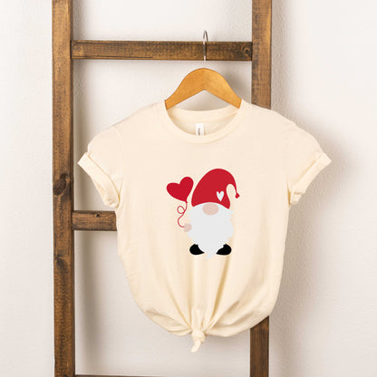 Ballon Heart Gnome | Toddler Graphic Short Sleeve Tee