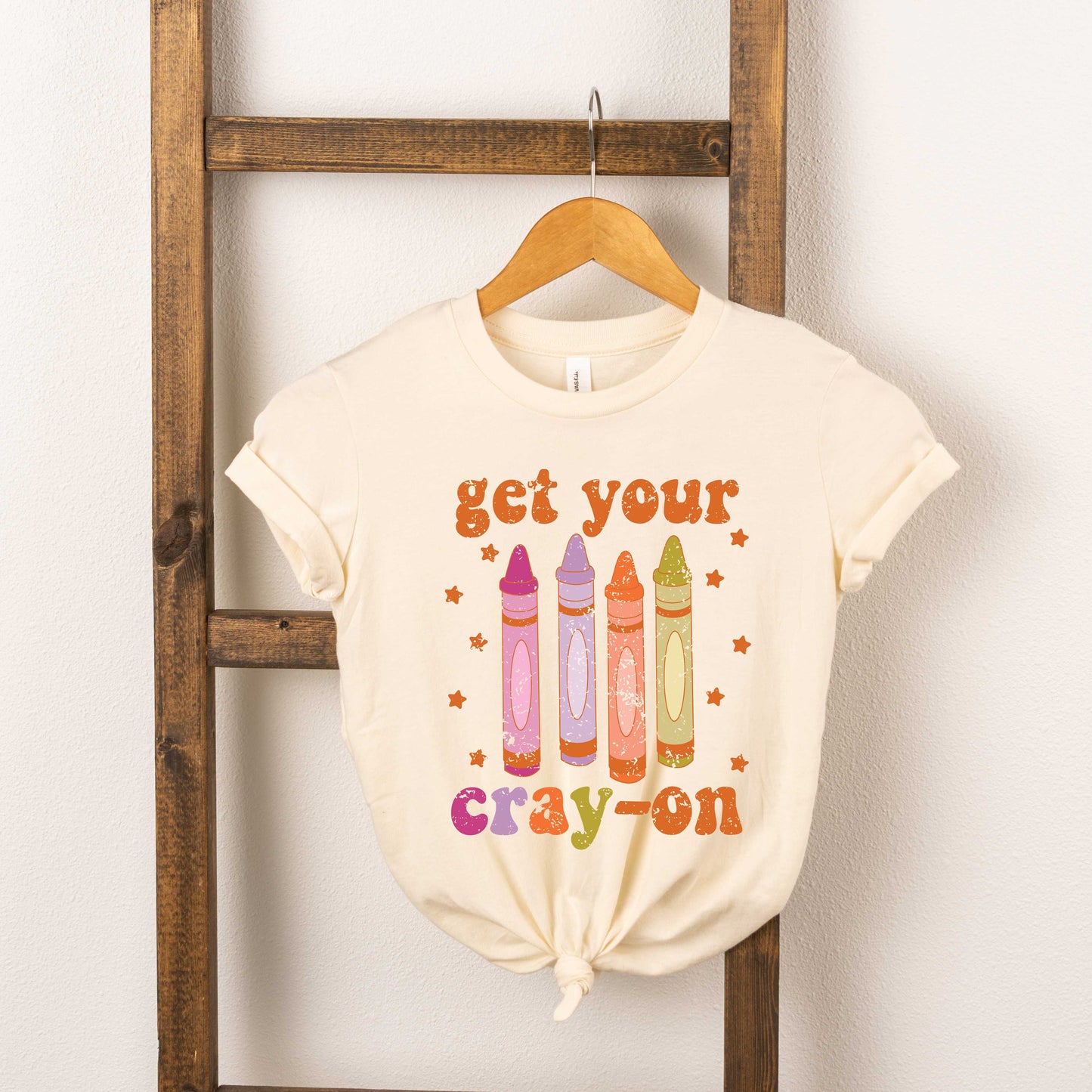 Get Your Cray-On | Toddler Short Sleeve Crew Neck