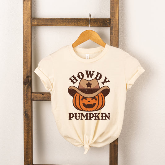 Howdy Pumpkin Hat | Youth Graphic Short Sleeve Tee