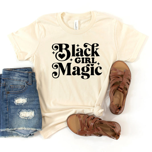 Black Girl Magic | Youth Graphic Short Sleeve Tee