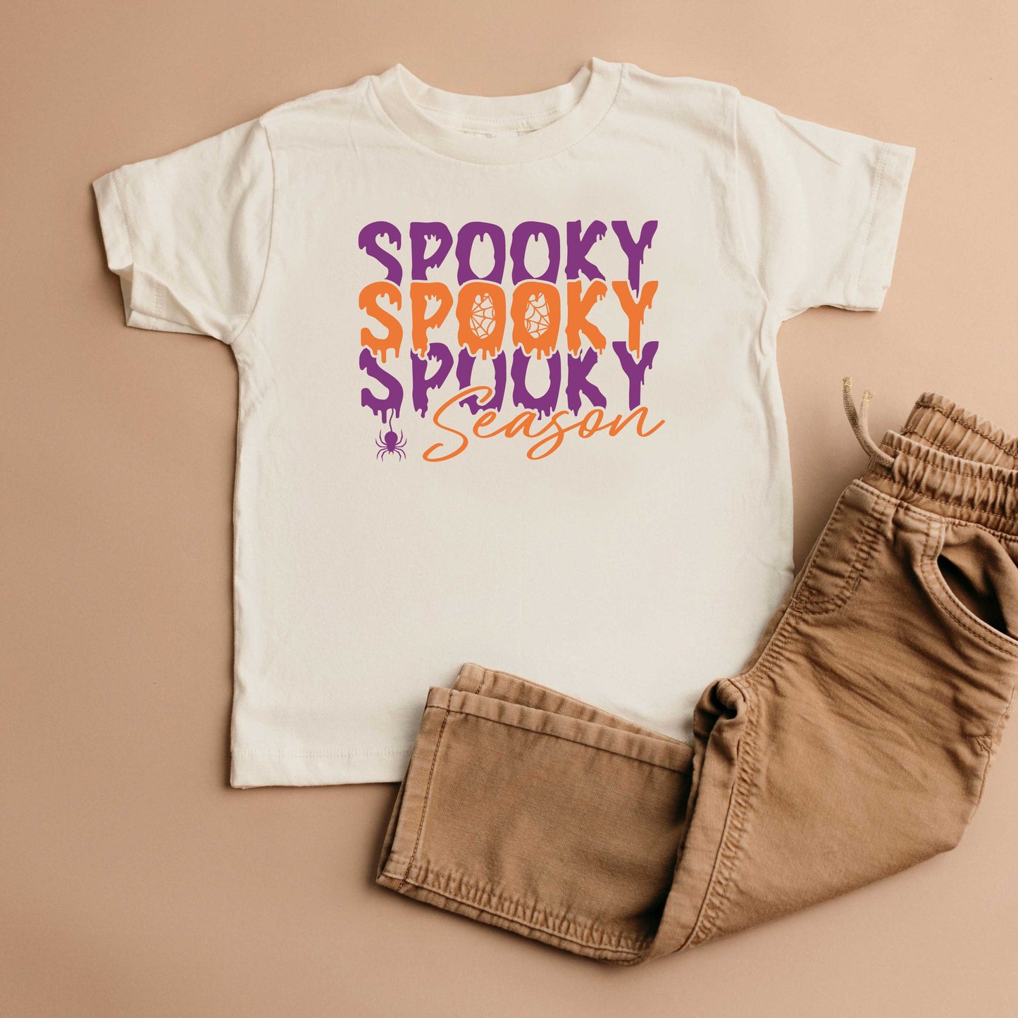 Spooky Season Spider | Toddler Graphic Short Sleeve Tee