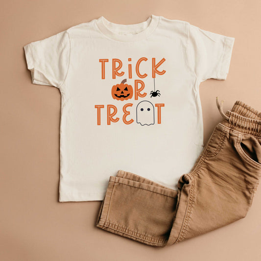 Trick Or Treat Spider | Toddler Graphic Short Sleeve Tee