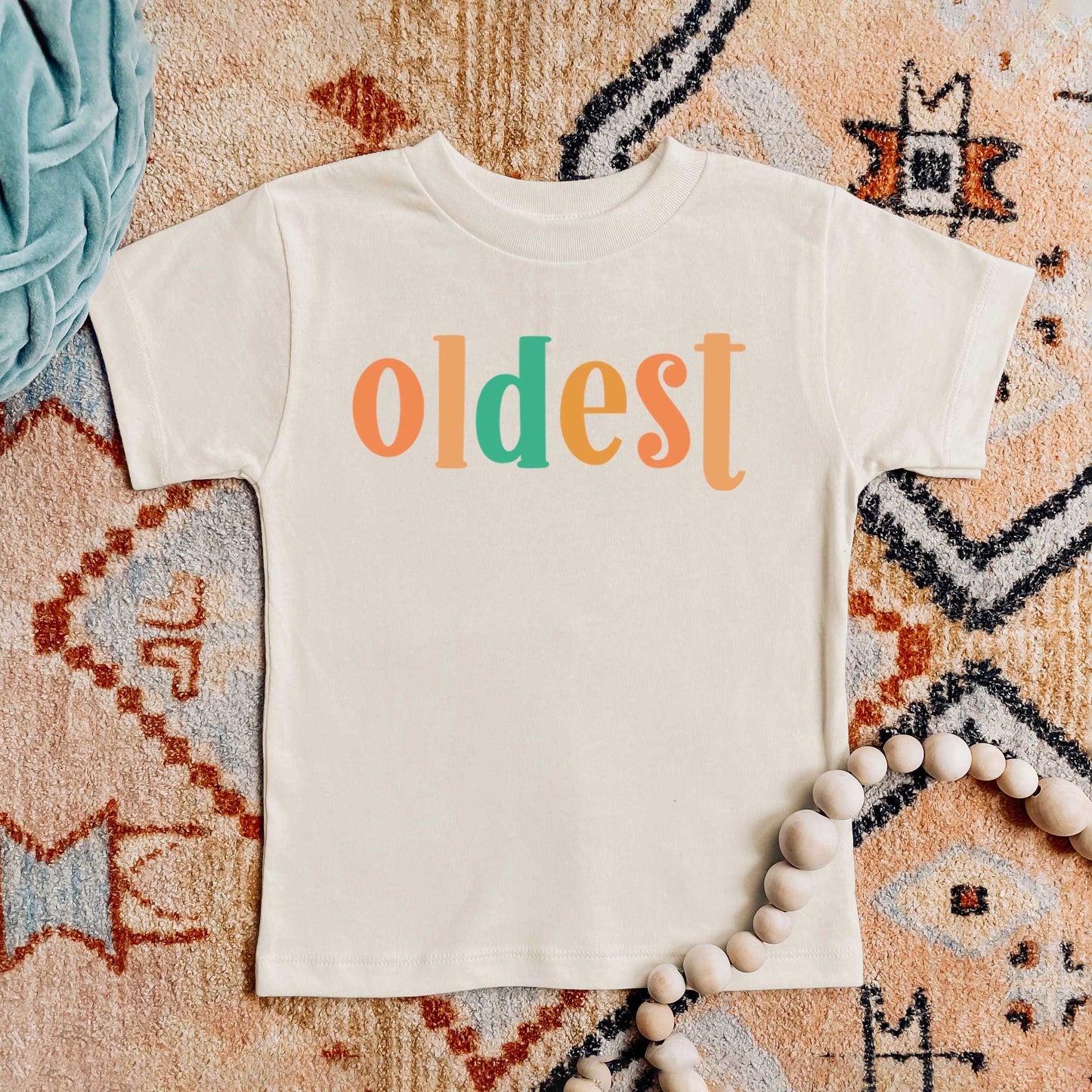 Oldest Colorful | Toddler Graphic Short Sleeve Tee