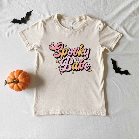 Spooky Babe Colorful | Toddler Graphic Short Sleeve Tee