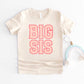 Big Sis Distressed | Toddler Short Sleeve Crew Neck