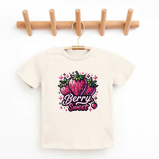 Berry Sweet Strawberry | Toddler Graphic Short Sleeve Tee