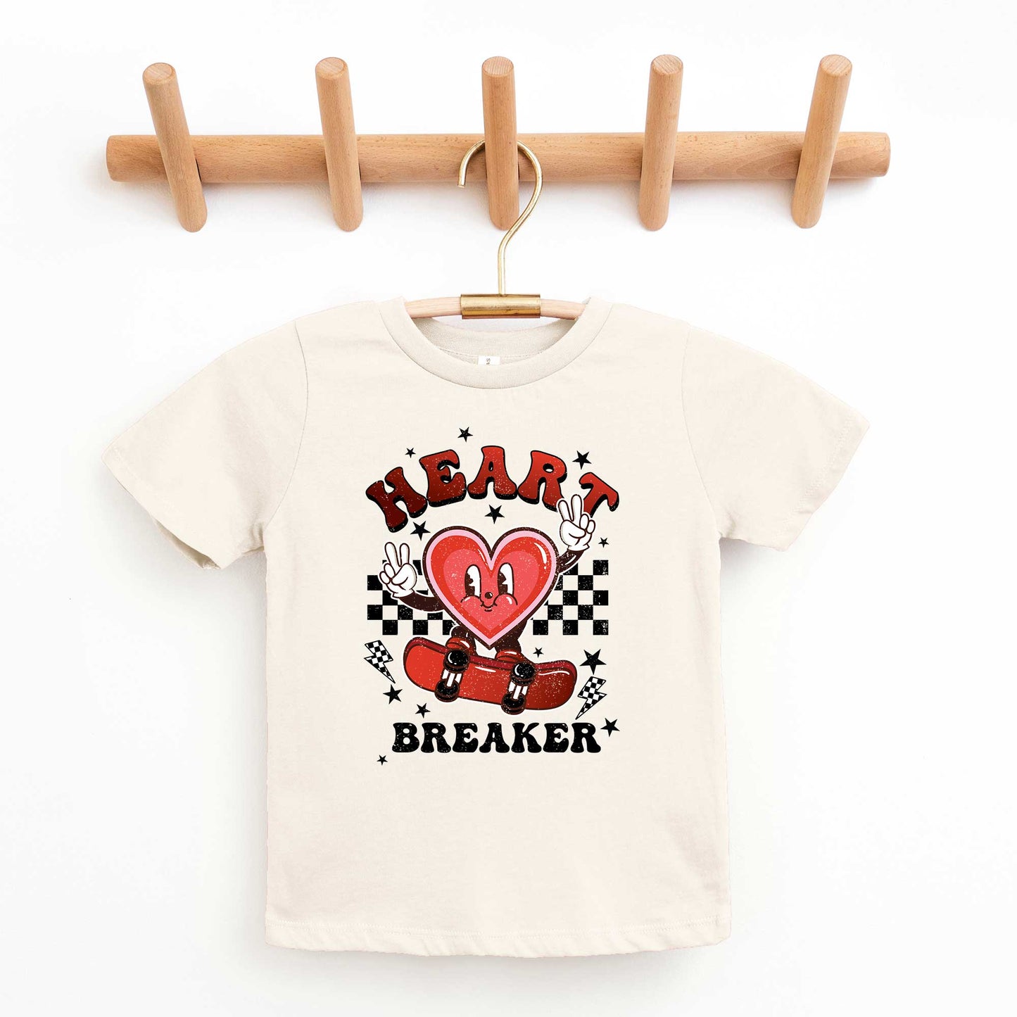 Heart Breaker Skater | Toddler Graphic Short Sleeve Tee