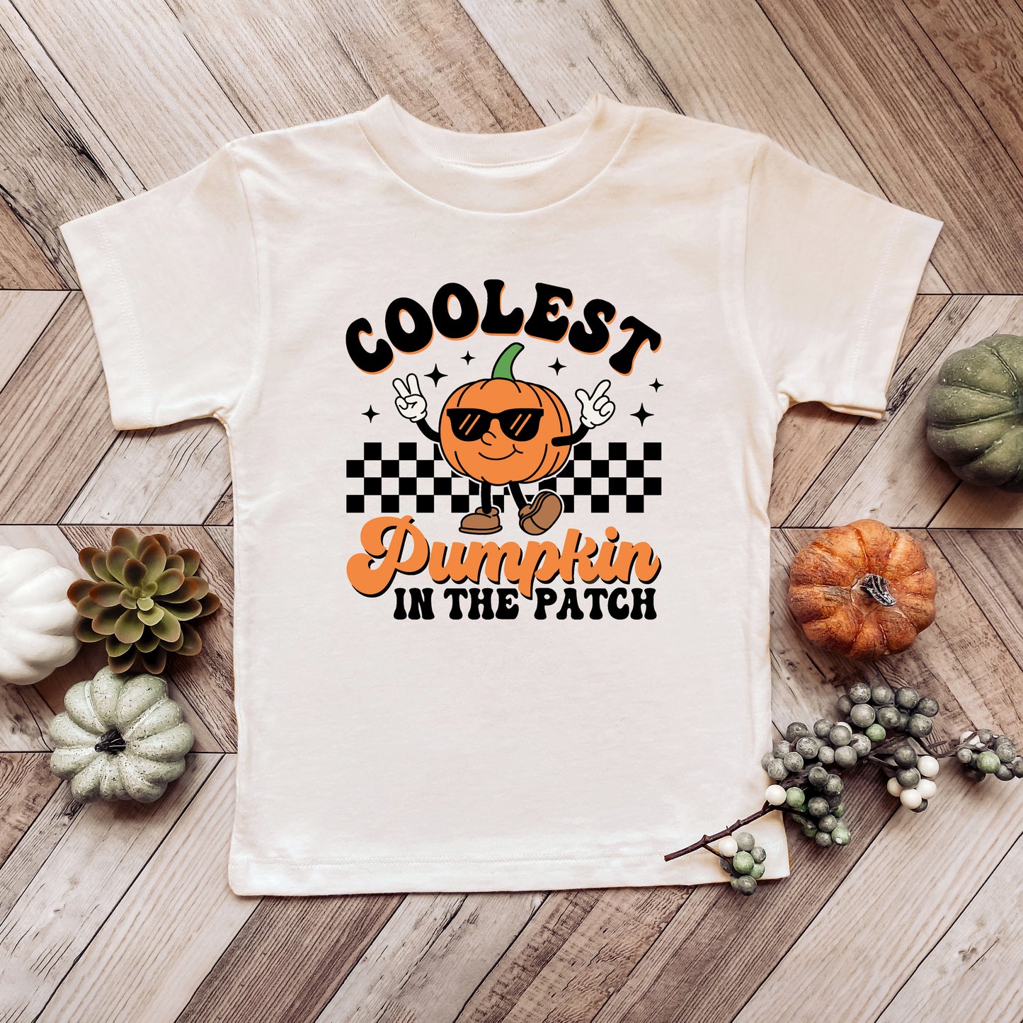 Coolest Pumpkin In The Patch | Toddler Graphic Short Sleeve Tee