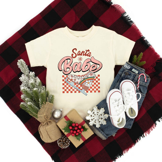 Santa Babe | Toddler Graphic Short Sleeve Tee