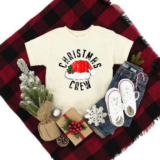 Christmas Crew Hat | Toddler Graphic Short Sleeve Tee