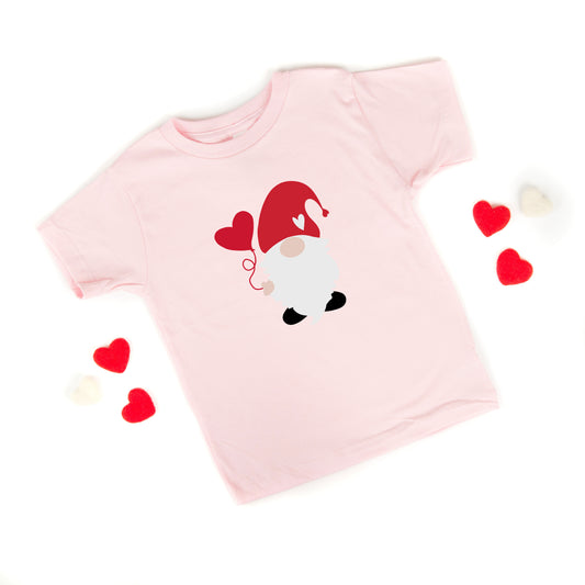 Ballon Heart Gnome | Toddler Graphic Short Sleeve Tee