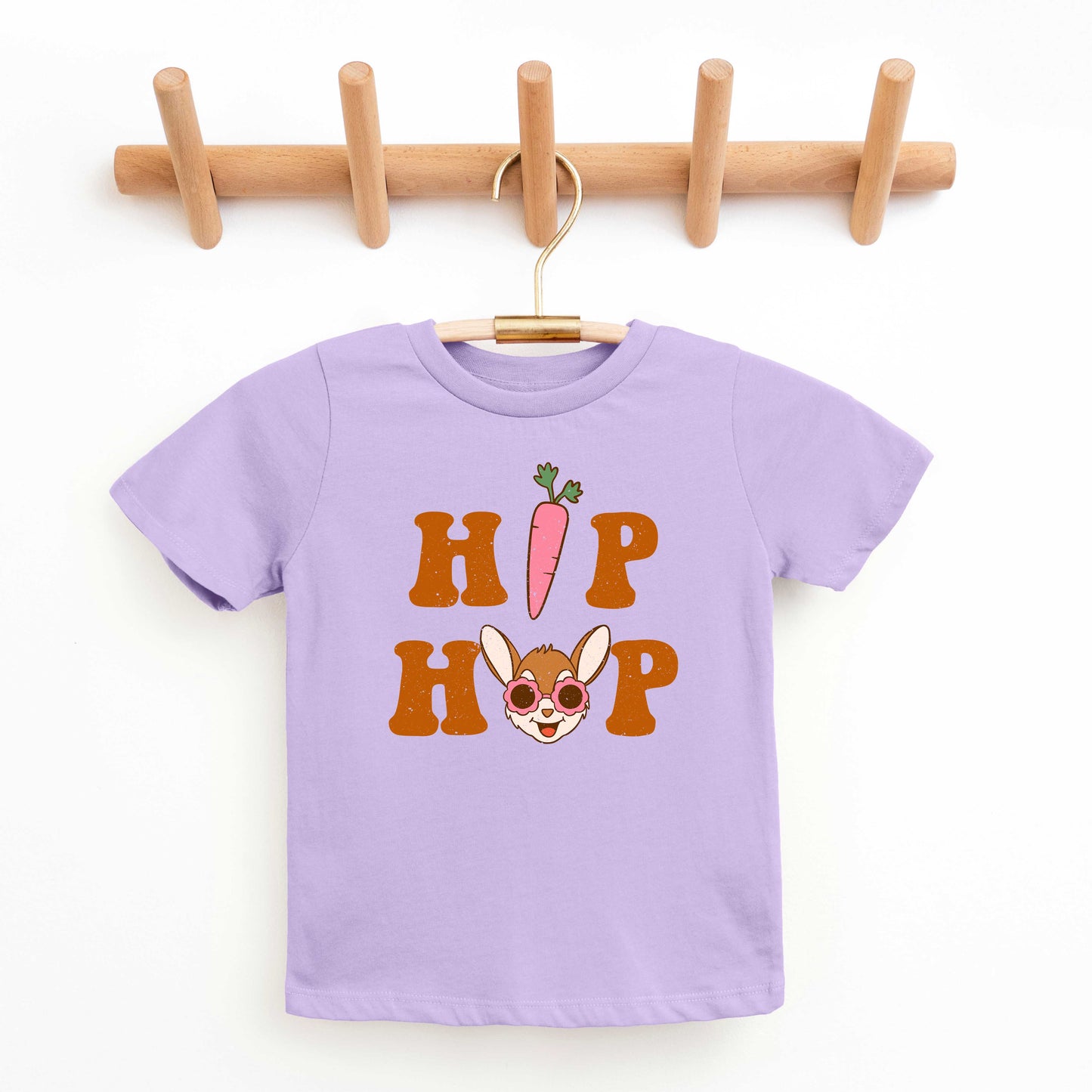 Hip Hop Bunny With Sunglasses | Youth Short Sleeve Crew Neck