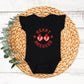 Heart Breaker Sunglasses | Baby Graphic Flutter Sleeve Onesie