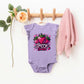 Berry Sweet Starwberry | Baby Graphic Flutter Sleeve Onesie