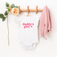 Daddy's Girl Heart | Baby Graphic Flutter Sleeve Onesie