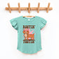 Rootin' Tootin' Dog | Toddler Graphic Flutter Sleeve Tee