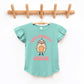 One Groovy Chick | Toddler Flutter Sleeve Crew Neck