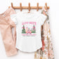 Coquette St. Nick's Tree Farm | Toddler Graphic Flutter Sleeve Tee