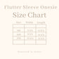A Little Moody | Baby Graphic Flutter Sleeve Onesie
