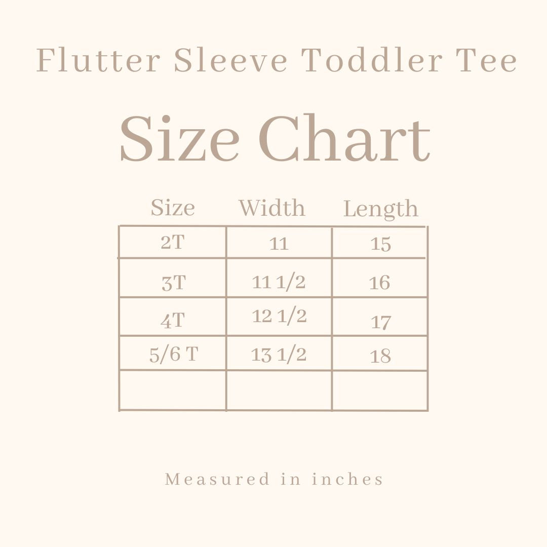 Big Sis Wavy | Toddler Graphic Flutter Sleeve Tee