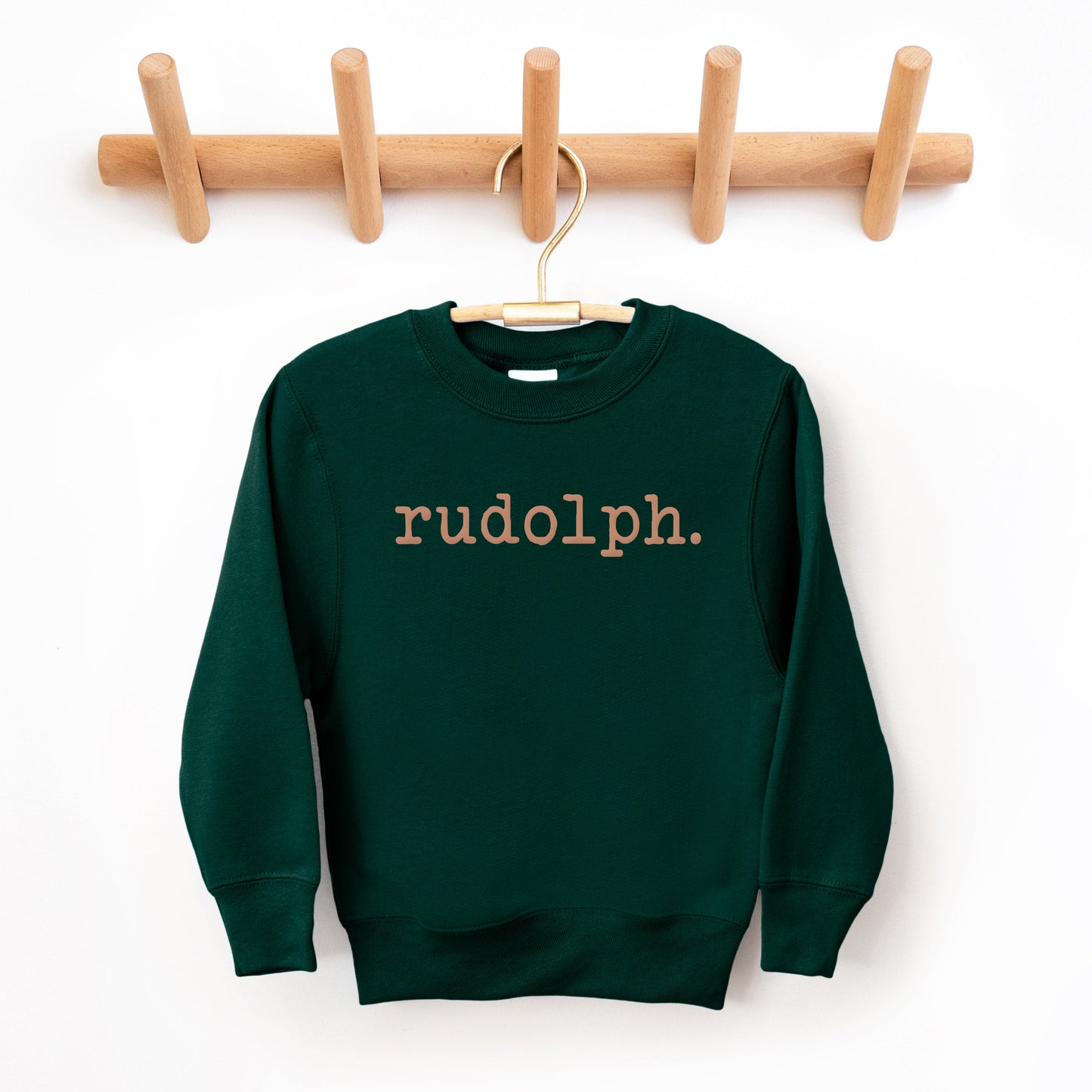 Rudolph Puff Print | Youth Graphic Sweatshirt