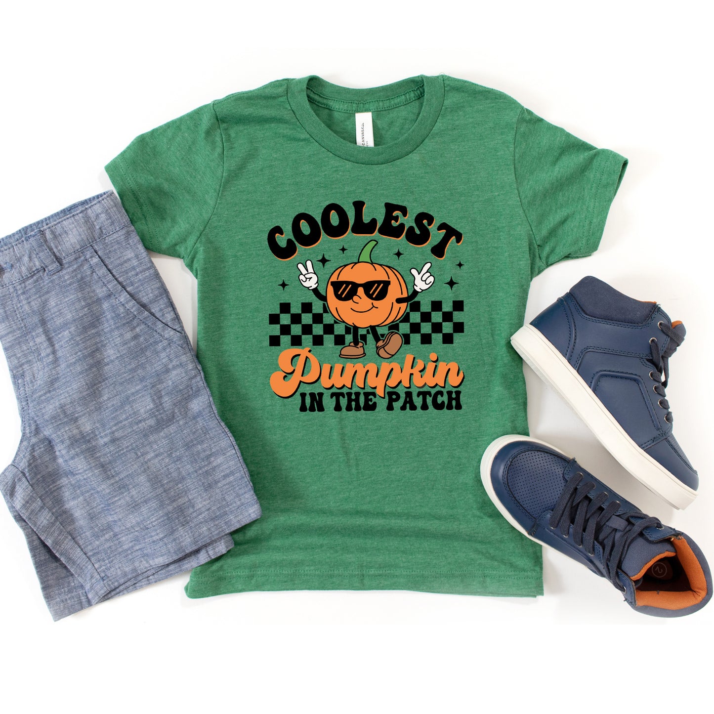 Coolest Pumpkin In The Patch | Youth Graphic Short Sleeve Tee